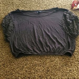 American Eagle Black Top Small